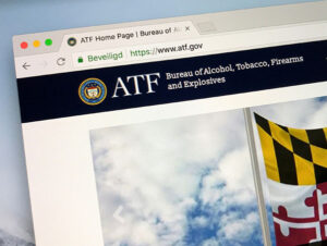 The ATF website in a web browser.