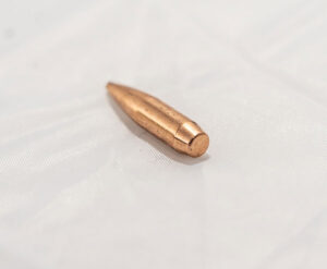 Example of a bullet with the boat tail feature